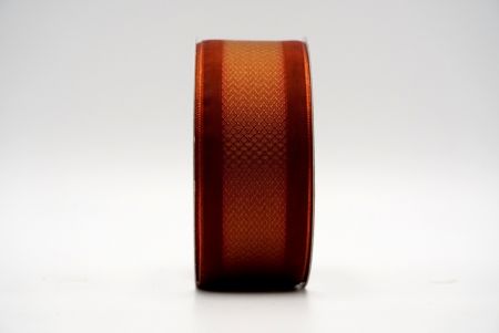 Brown Sheer Mid Herringbone Design Ribbon_K1754-869